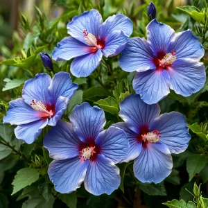 Гибискус садовый Блуминг Квин купить по цене от 259р. в интернет-магазине «Посадика» с доставкой почтой в в Бородиное и по всей России – [изображение №1].