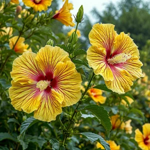 Гибискус Свит Соната купить по цене от 249р. в интернет-магазине «Посадика» с доставкой почтой в в Бородиное и по всей России – [изображение №1].