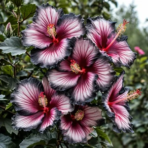 Гибискус садовый Самер Бридж купить по цене от 306р. в интернет-магазине «Посадика» с доставкой почтой в в Бородиное и по всей России – [изображение №1].