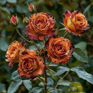 Роза плетистая Оранжевый Бриллиант купить по цене от 450р. в интернет-магазине «Посадика» с доставкой почтой в в Бородиное и по всей России – [изображение №1].